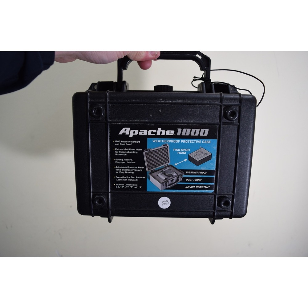 Apache 1800 Weatherproof Protective Case for Guns Tools Cameras Electronics - Picture 3 of 10